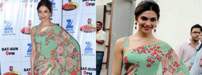 Delightful and Dazzling: Deepika Padukone in a Saree
