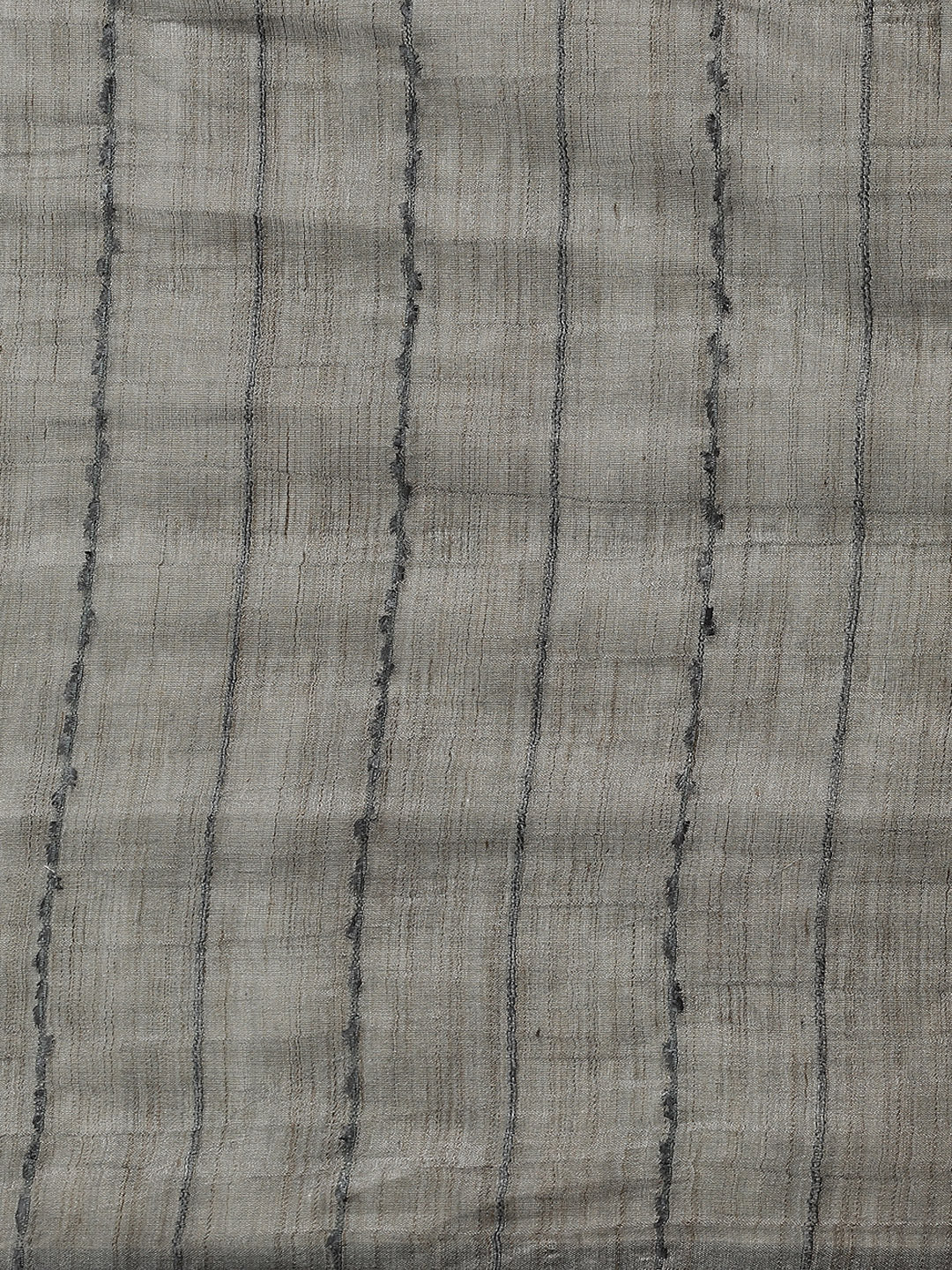 Green Color Silk Cotton Woven Design Striped Handloom Saree