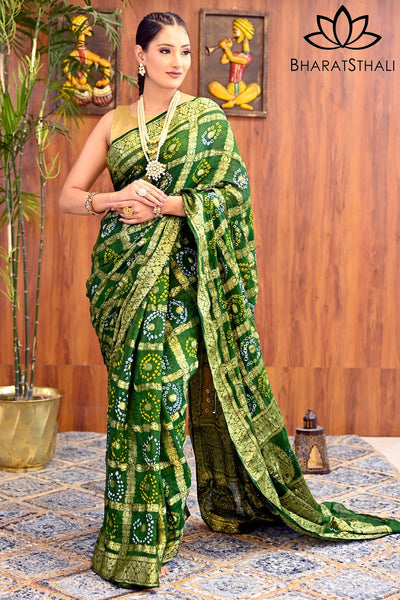 Online Saree Shopping Lowest Price - Bandhani Saree - SareesWala.com
