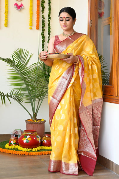 Madhuri Dixit's Blue and Violet Handloom Silk Saree | Madhurya
